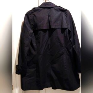 WOMEN'S KENNETH COLE'S REACTION Black Trench Coat Size M